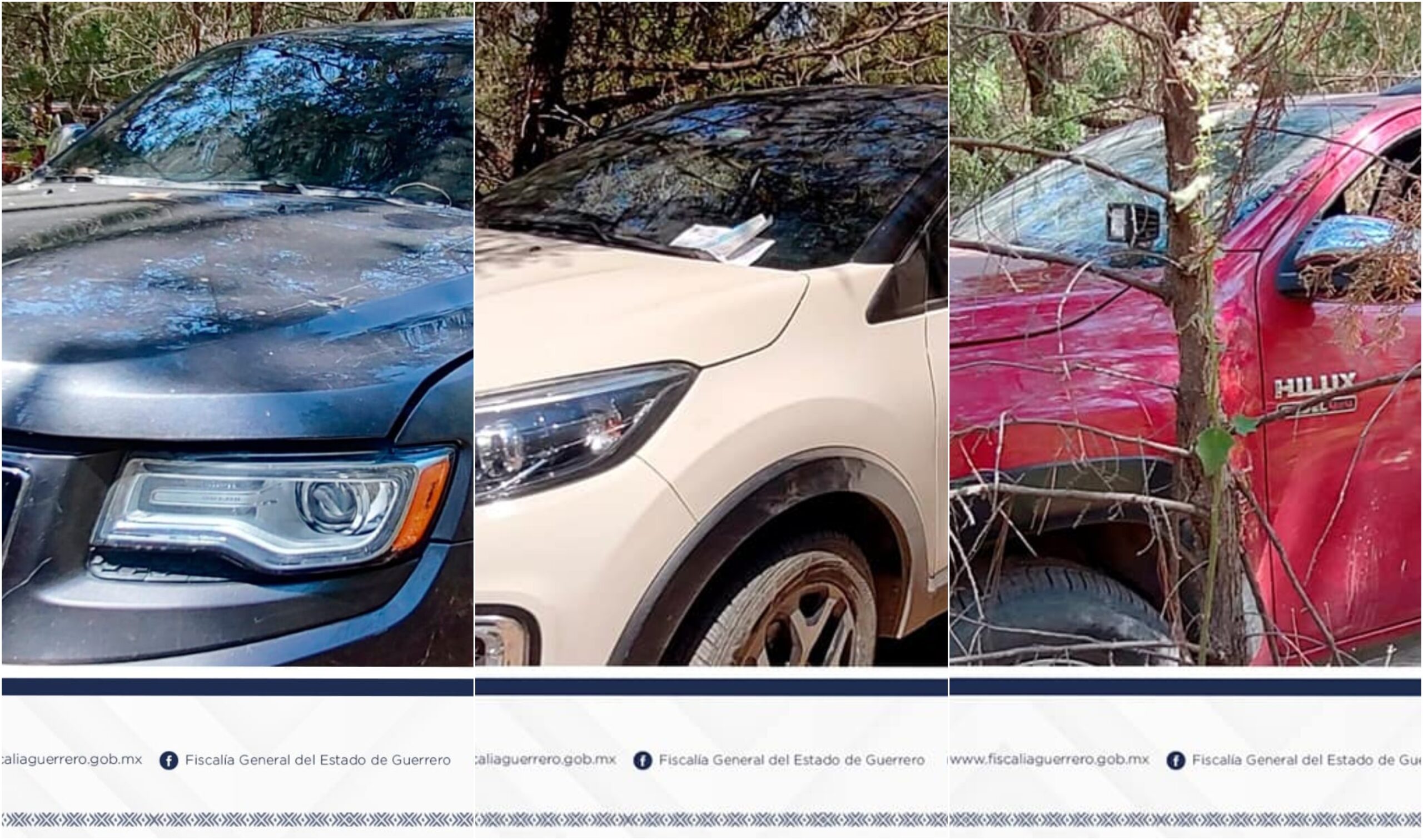 Rescatan a tres secuestrados en Tetipac; también decomisan seis vehículos