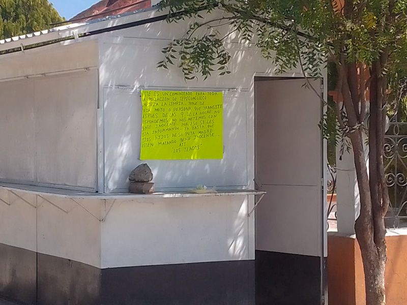 Colocan cartulinas con amenazas en Tepecoacuilco de Trujano, Guerrero
