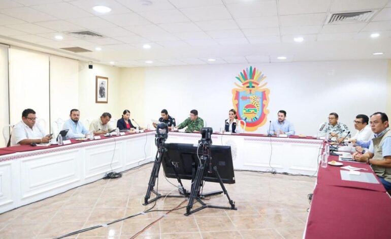Encabeza la gobernadora Evelyn Salgado Pineda la reunión de la Mesa de Coordinación para la Construcción de la Paz