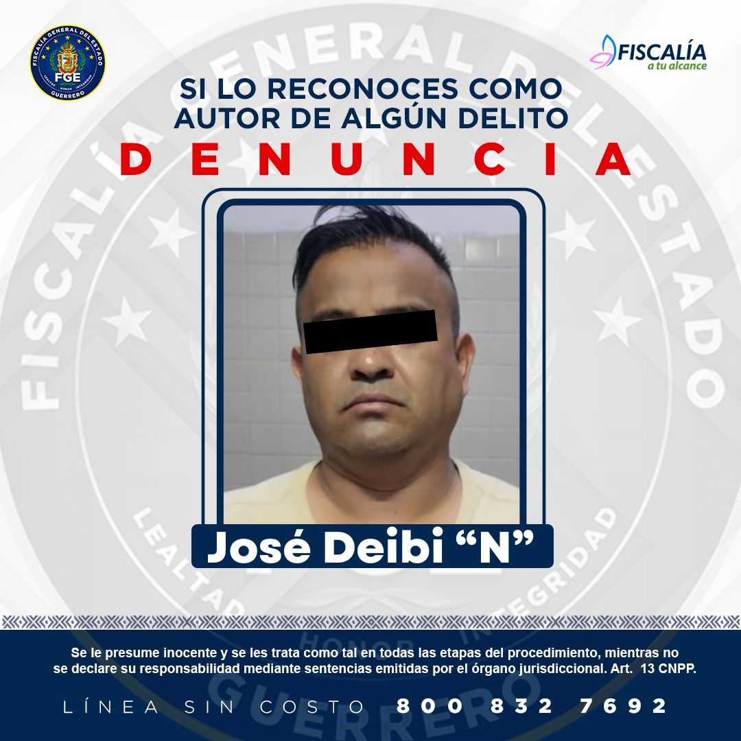 Vinculan a proceso a «El Deibi», presunto homicida de comunicador en Guerrero