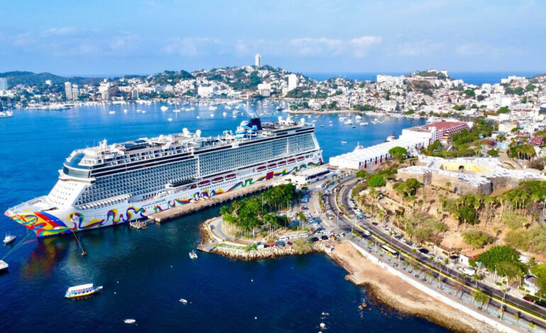 Arriba a Acapulco el vigésimo crucero de la temporada 2022-2023: