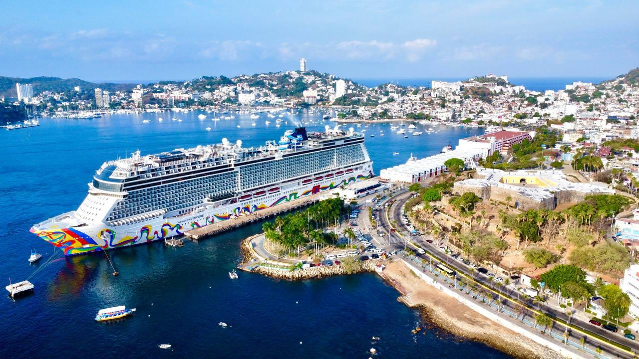 Arriba a Acapulco el vigésimo crucero de la temporada 2022-2023: