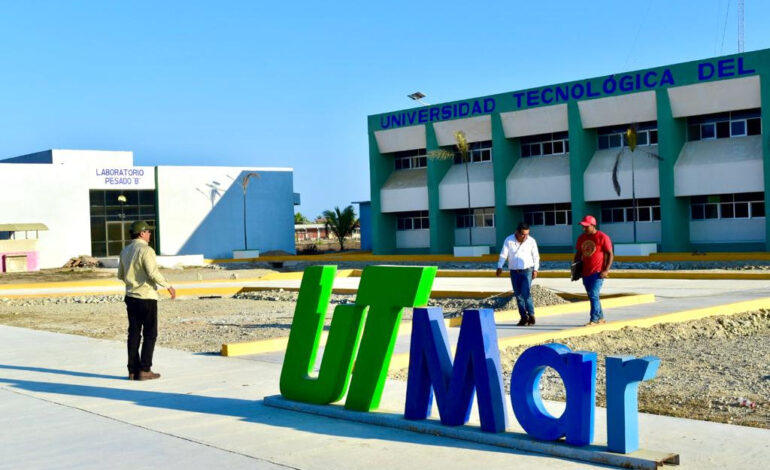 Instituto Guerrerense de la Infraestructura Física Educativa construye obras y equipa a la Universidad Tecnológica del Mar