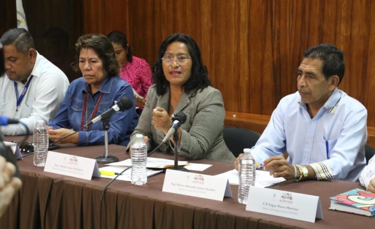 Anuncia Abelina López inversión para abastecer agua en la zona Poniente de Acapulco; pero habrá desabasto en la Conurbada