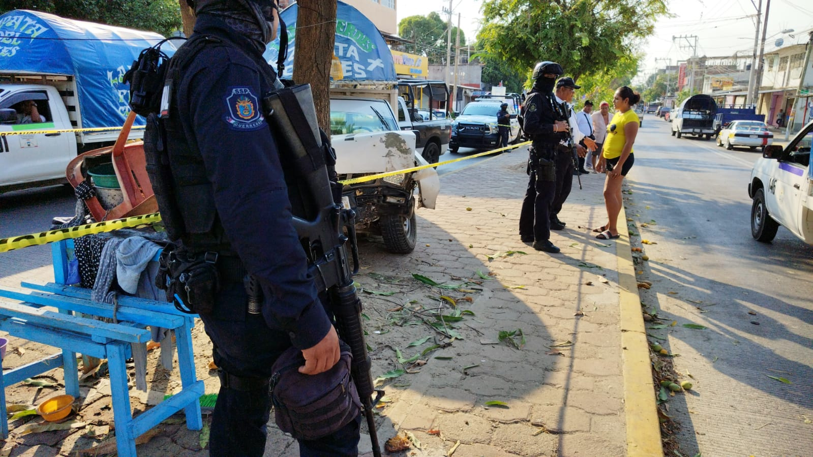 Choca conductor de transporte público y muere en La Zapata, Acapulco