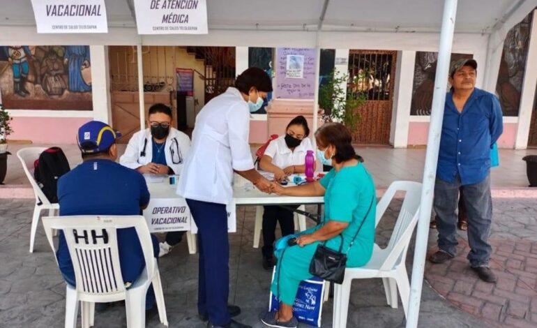La Secretaría de Salud de Guerrero brindó más de 2 mil consultas médicas el pasado periodo vacacional