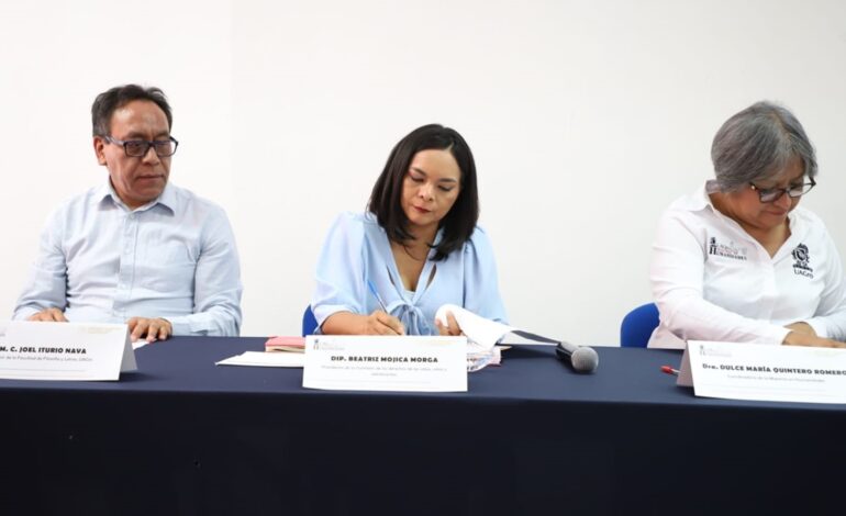 Acuerdan Congreso y Facultad de Filosofía de la UAGro actividades en favor de la niñez