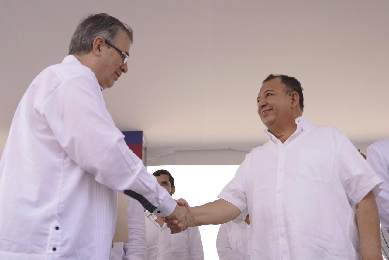 Asiste Luis Walton a la presentación de la estrategia de seguridad “Fuerza Acapulco” a la que acude Marcelo Ebrard