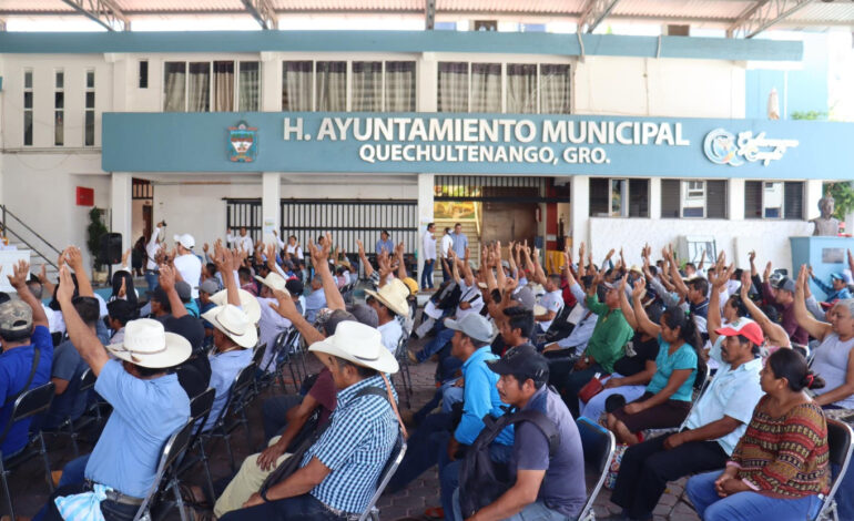 Se aprueban 92 obras y acciones para el municipio de Quechultenango para este 2023