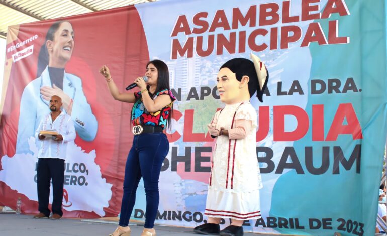 Yoloczin Domínguez: si en Guerrero tenemos gobernadora, queremos presidenta para México