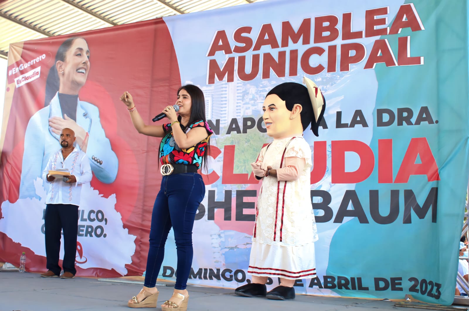 Yoloczin Domínguez: si en Guerrero tenemos gobernadora, queremos presidenta para México
