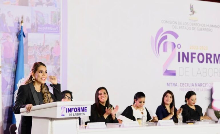 Reconoce CDHEG a Evelyn Salgado como aliada de la defensa y protección de los derechos humanos