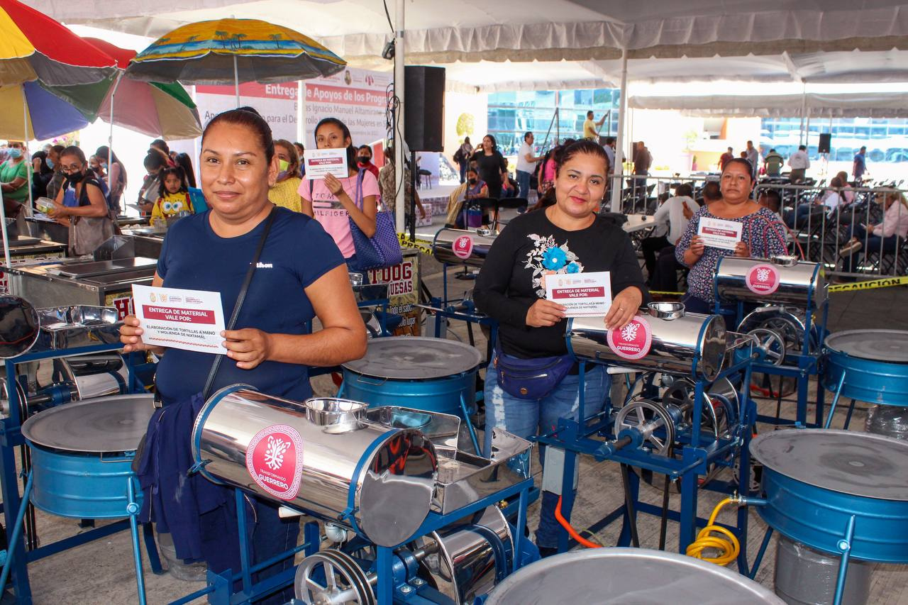 Beneficia el Gobierno de Guerrero a más de mil mujeres en situación de vulnerabilidad con proyectos productivos