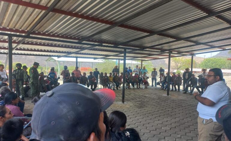 Hay presencia del gobierno estatal y fuerzas de seguridad en la comunidad de Tomixtlahuacán, municipio de Cuetzala