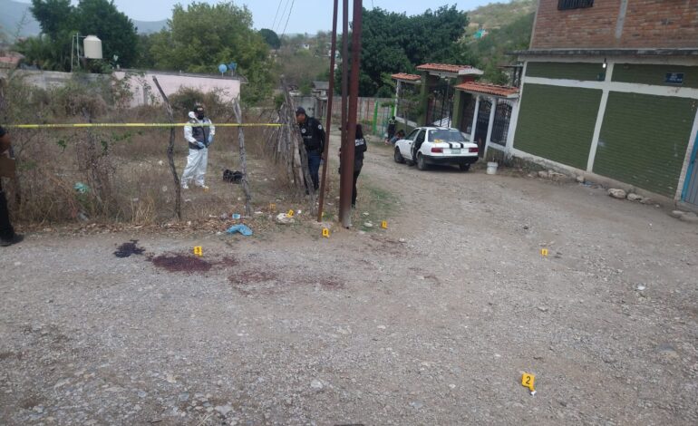 Matan a un hombre en la colonia Mirador de Huitzuco de los Figueroa, Guerrero
