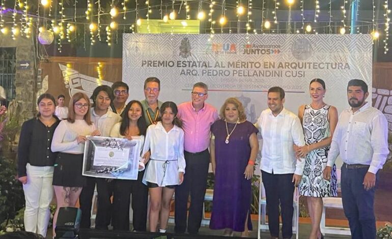 Premian a los ganadores estatales al Mérito en Arquitectura “Arq. Pedro Pellandini Cusi”, en Zihuatanejo