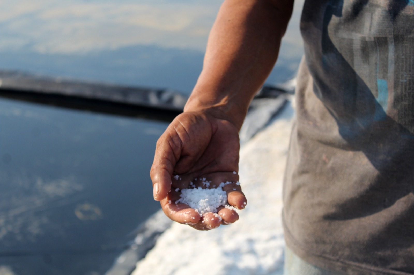 Productores de sal de San Jeronimito piden a Segalmex que adquiera su producción