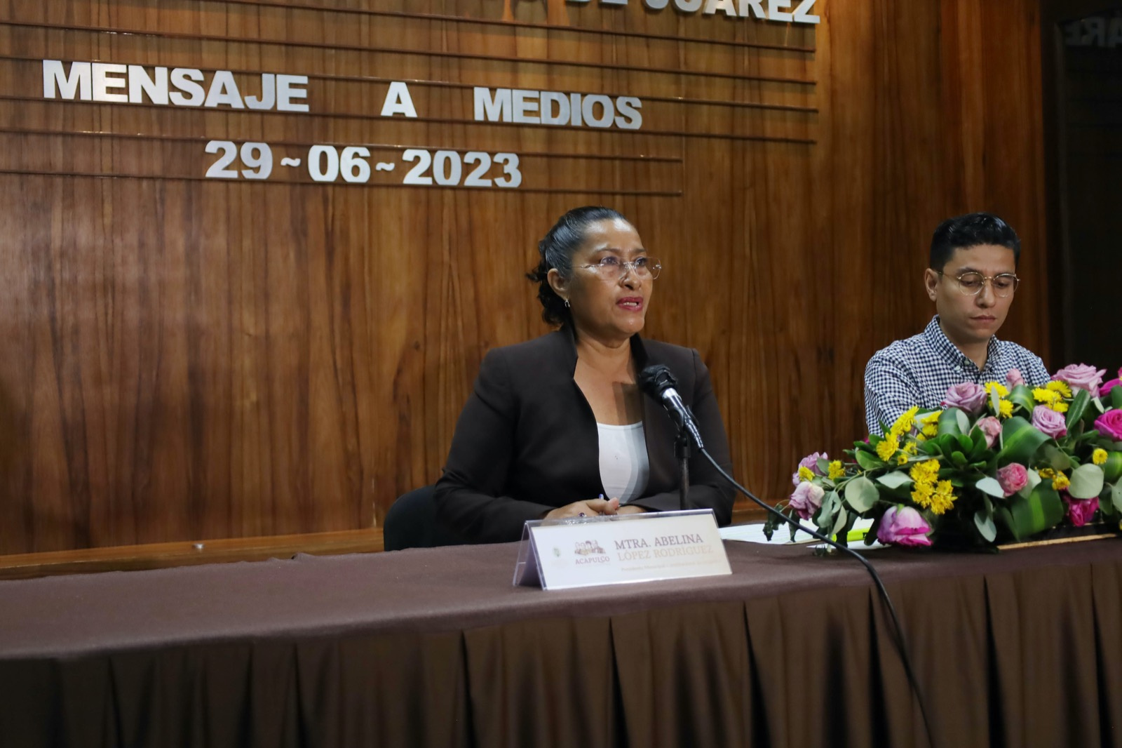Brinda Abelina López Rodríguez postura ante la no localización de marinos