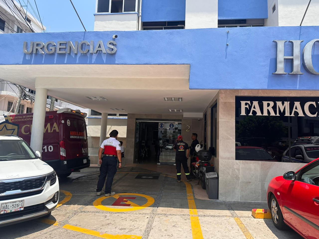 Central de Urgencias Médicas del Gobierno de Acapulco se movilizó ante agresión de individuo que se identificó como influencer