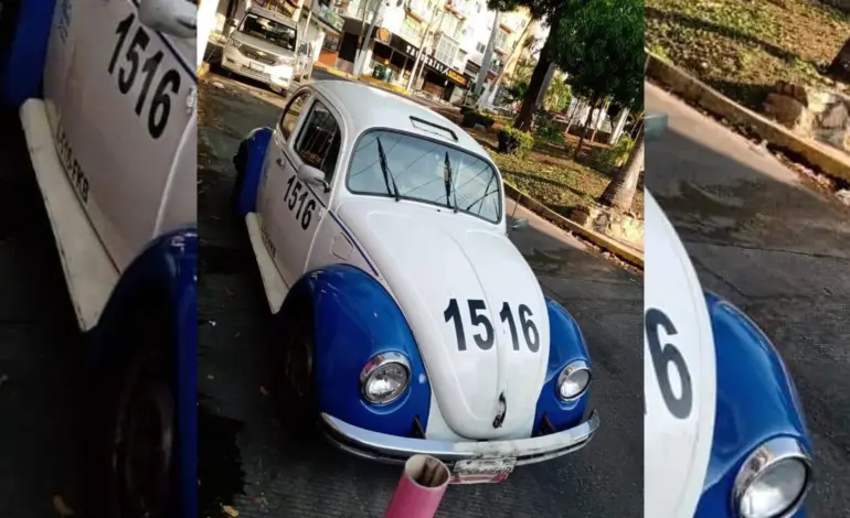 Hallan a persona asesinada dentro de un taxi en Acapulco