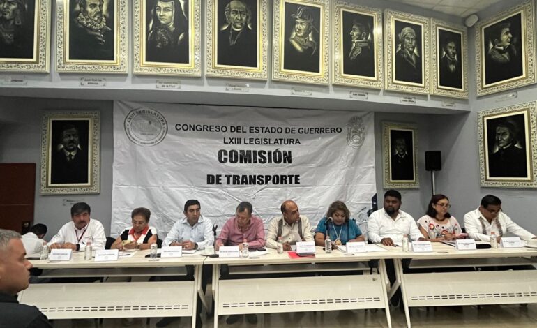 Realizan en el Congreso mesa interinstitucional en torno a reforma integral en materia de movilidad y seguridad vial