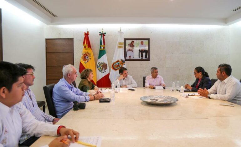 Gobierno del Estado recibe al embajador de España en México