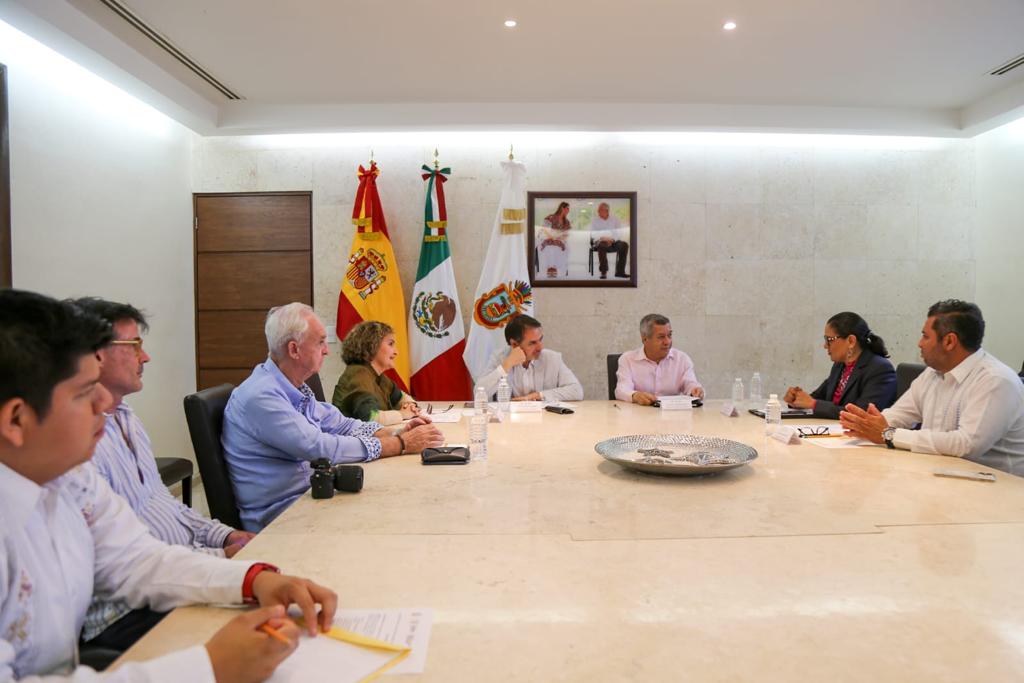 Gobierno del Estado recibe al embajador de España en México