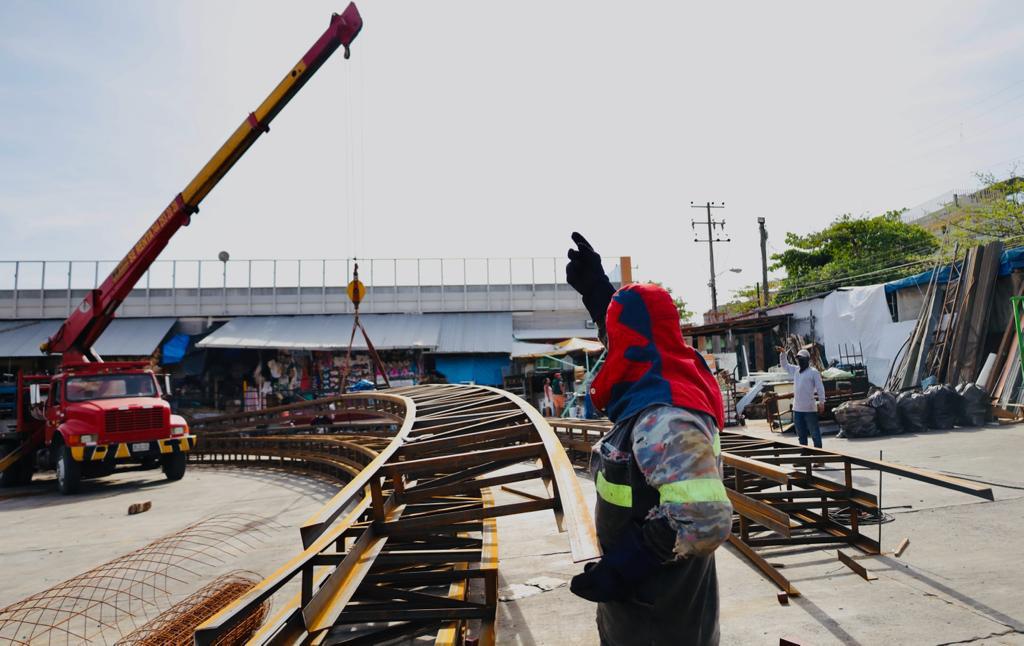 Abelina López Rodríguez iniciará la instalación de arco techo en el Mercado Central