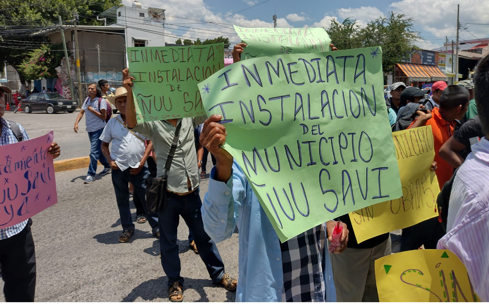 Protestan habitantes de Ñuu Savi, nuevo municipio de Costa Chica, para que nombren Ayuntamiento constituyente