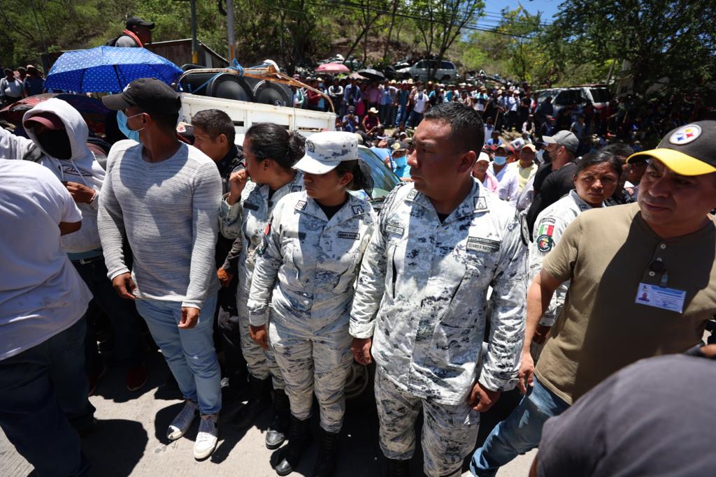 Con diálogo, sin represión ni confrontación logra gobierno de Evelyn Salgado acuerdos con manifestantes del Circuito Azul y Montaña Baja
