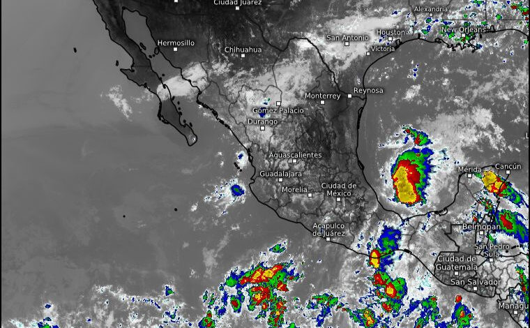 Se esperan lluvias de fuertes a intensas en territorio guerrerense