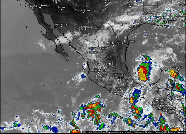 Se esperan lluvias de fuertes a intensas en territorio guerrerense