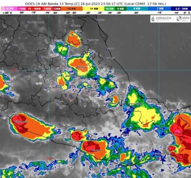 Informa gobierno de Abelina López que Acapulco registra 35% de probabilidad de lluvia