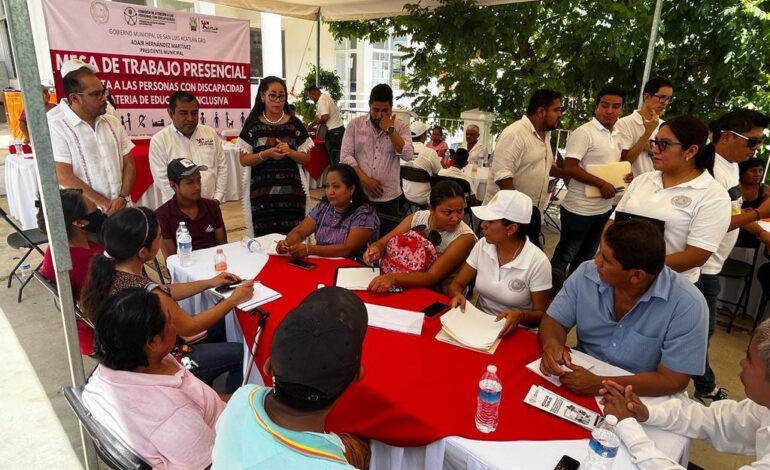 Desarrolla el Congreso la consulta a personas con discapacidad en San Luis Acatlán