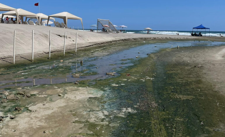 Supervisa Gobierno de Abelina López Rodríguez denuncia de aguas residuales en zona Diamante