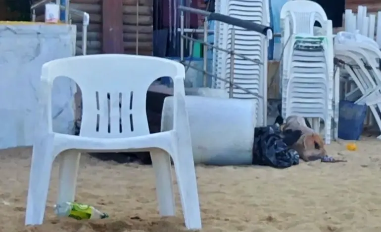 Dejan restos humanos dentro de bolsas negras de plástico en playa de Acapulco