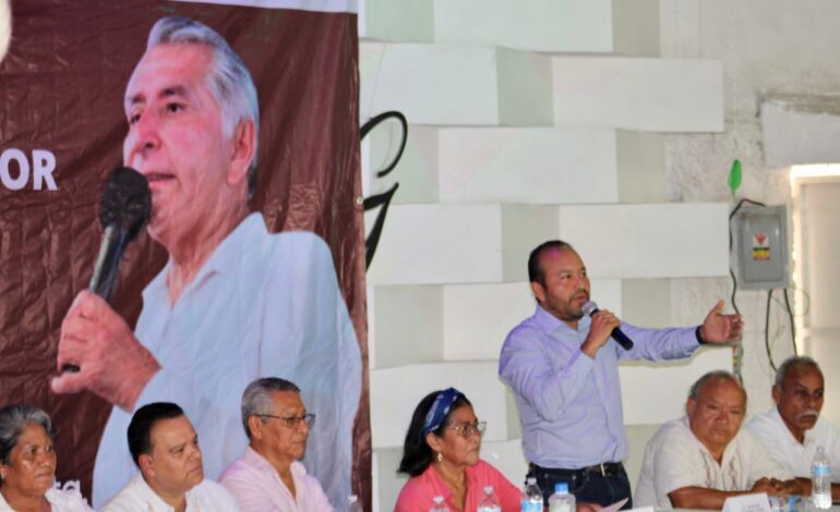 Refrenda MTG apoyo y respaldo para Adán Augusto en Guerrero