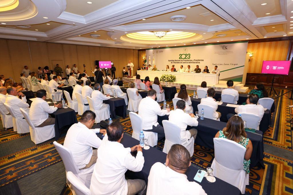 Inaugura Evelyn Salgado la Asamblea Nacional de Presidentas y Presidentes de Tribunales de Justicia Administrativa