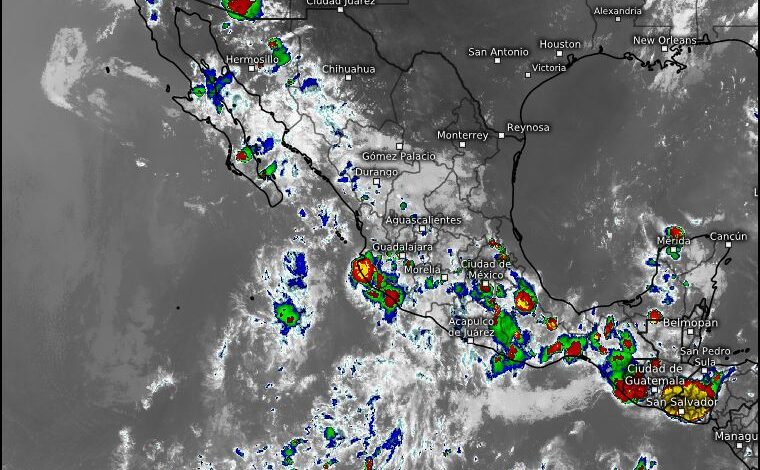 Alerta la Secretaría de Gestión Integral de Riesgos y Protección Civil lluvias fuertes para los próximos días en Guerrero