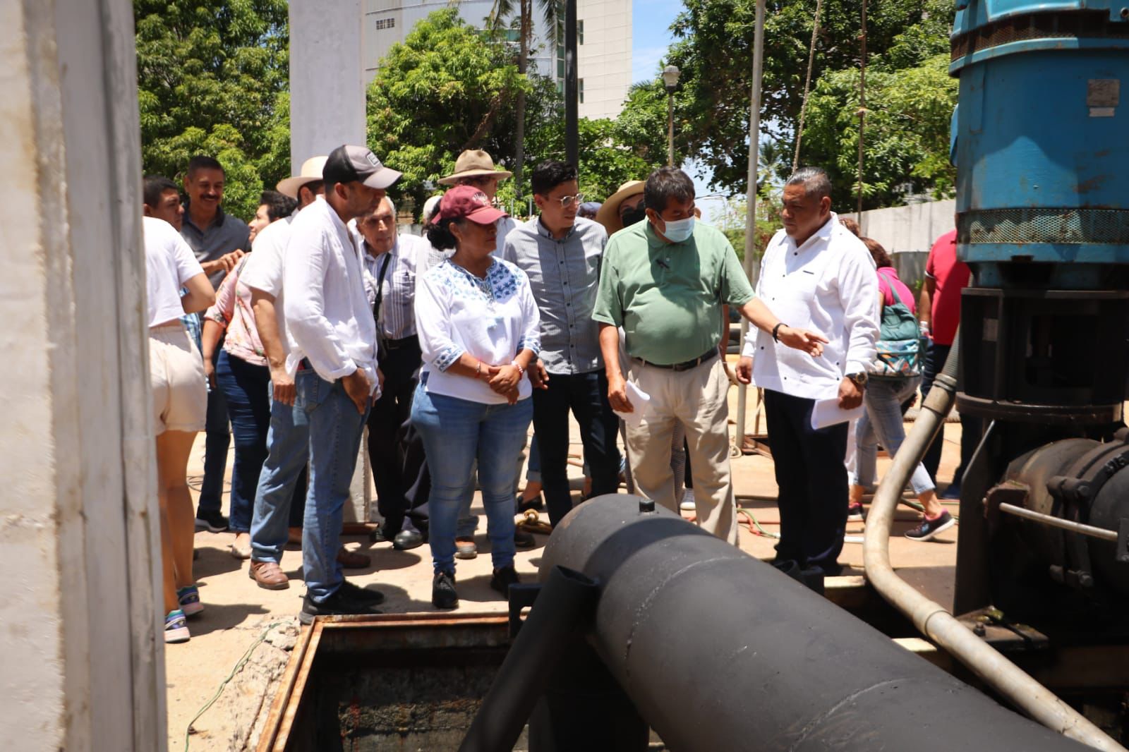 Supervisa Abelina López Rodríguez avance de obras en Acapulco