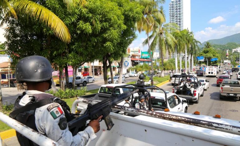 Arriban a Guerrero 500 elementos de la Guardia Nacional como parte de la estrategia para brindar mayor seguridad a la población