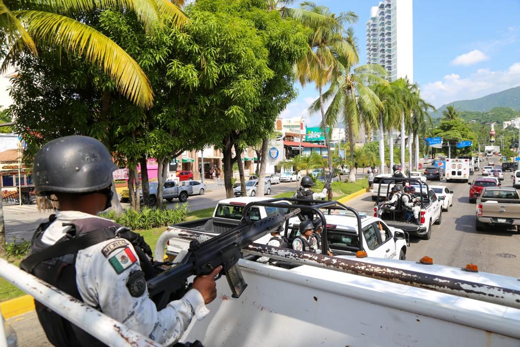 Arriban a Guerrero 500 elementos de la Guardia Nacional como parte de la estrategia para brindar mayor seguridad a la población