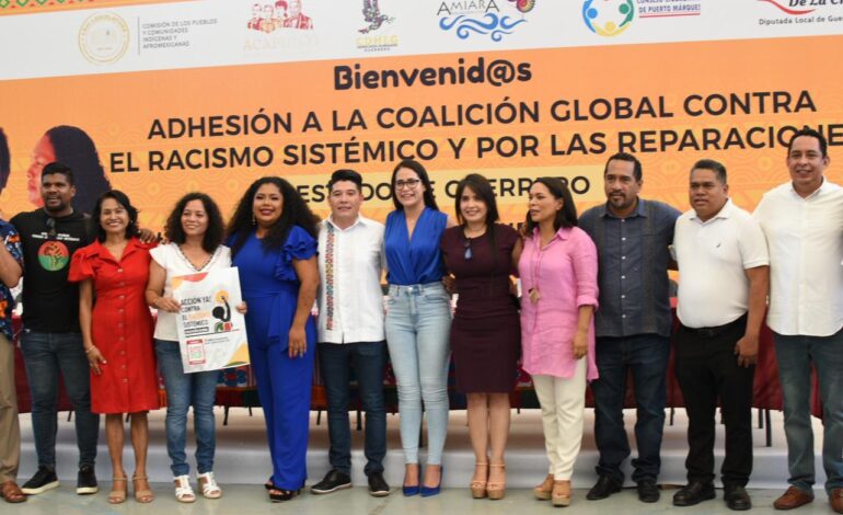 Se adhiere el Congreso del estado a los esfuerzos internacionales contra la discriminación racial de los afrodescendientes