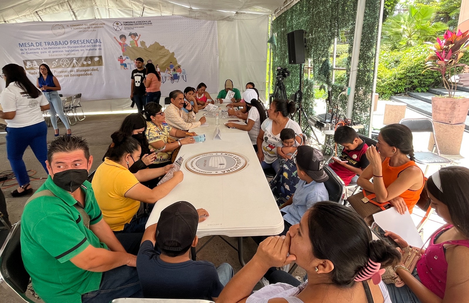 Desarrolla el Congreso la 5o mesa presencial de la consulta en materia de educación inclusiva