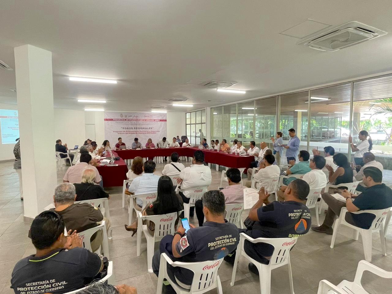 Realiza gobierno del estado el séptimo foro regional para elaborar el Programa de Ordenamiento Territorial y Desarrollo Urbano en Guerrero