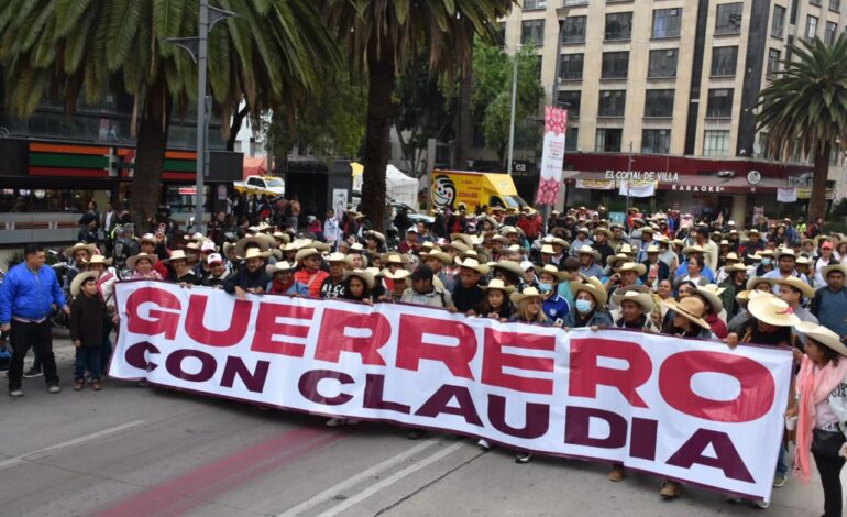 Miles de guerrerenses en el cierre de Claudia Sheinbaum