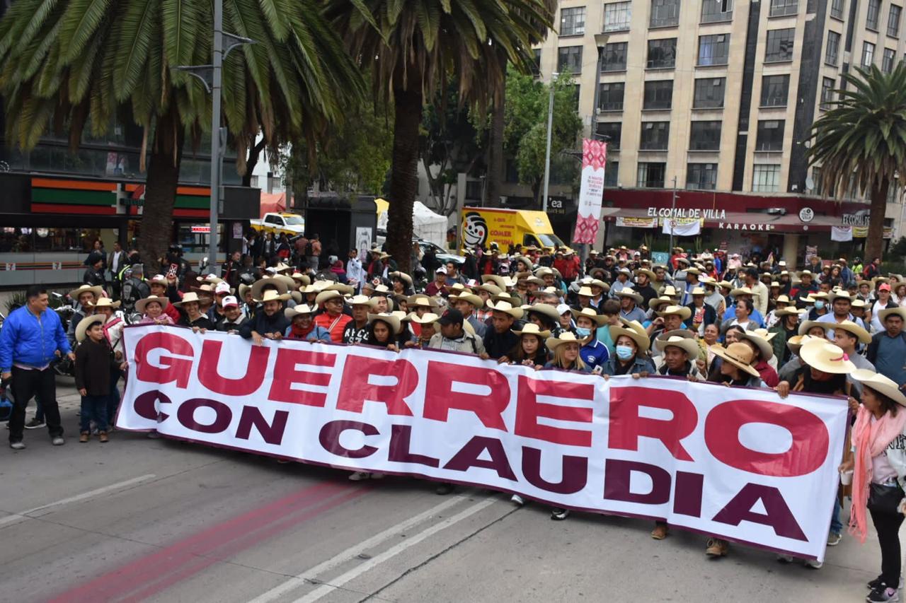Miles de guerrerenses en el cierre de Claudia Sheinbaum