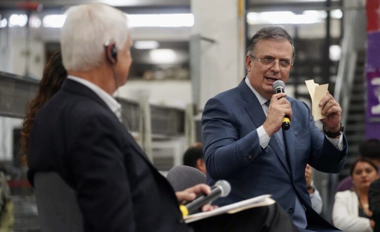 Marcelo Ebrard presenta plan Para Ganar Más