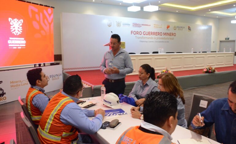 En Guerrero la minería genera desarrollo y empleo para el estado: Reynoso Núñez