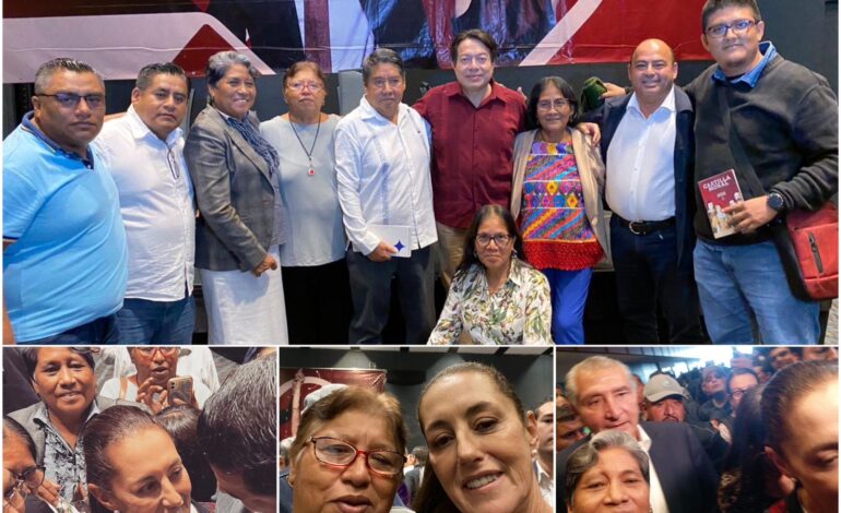 Refrenda MTG apoya a Claudia Sheinbaum en reunión con Adán Augusto en CDMX